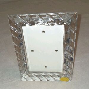 Lead Crystal Frame 3.5"×5" Photo Frame Portrait Or Landscape 5"×7" Outside Dimen